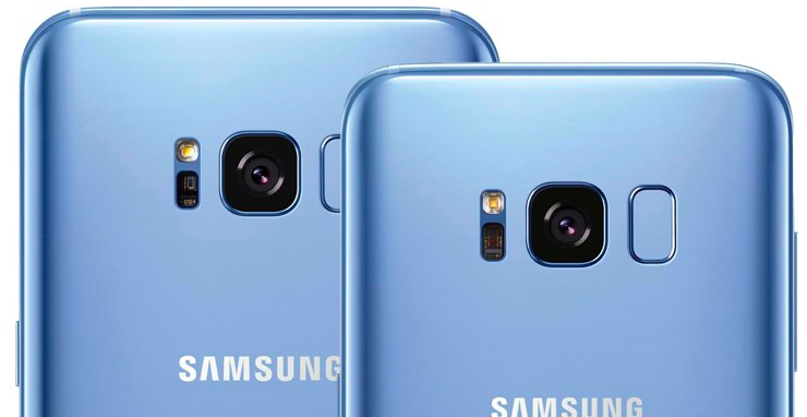 Galaxy s8 azul coral