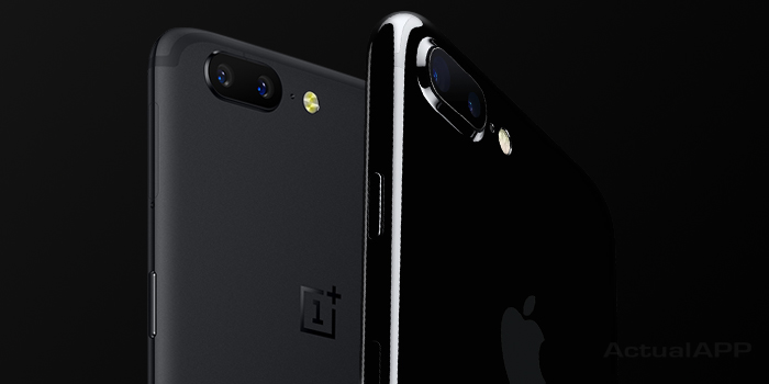oneplus 5 vs iphone 7 plus