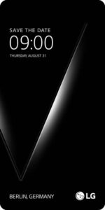 lg v30 se presentara el 31 de agosto 1