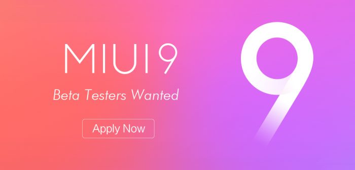beta tester miui 9