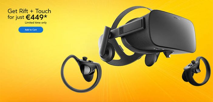oculus rift touch 449 euros