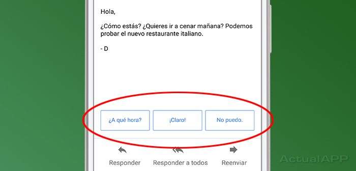 smart replies de gmail