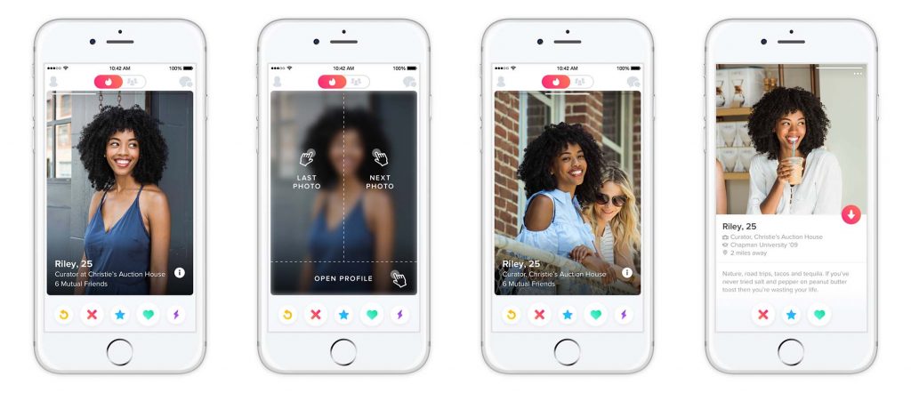 nueva versión de Tinder