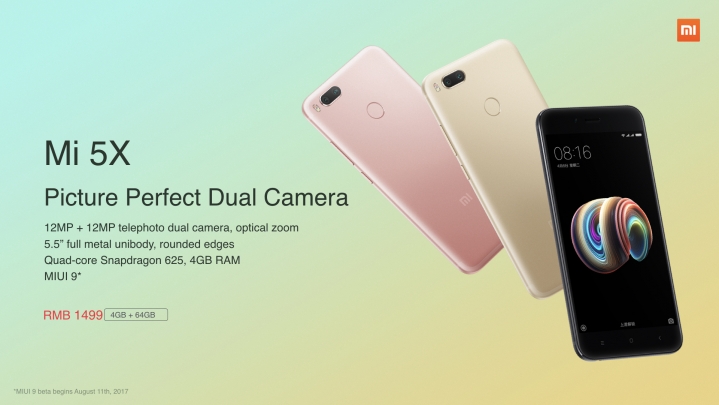 xiaomi mi 5x