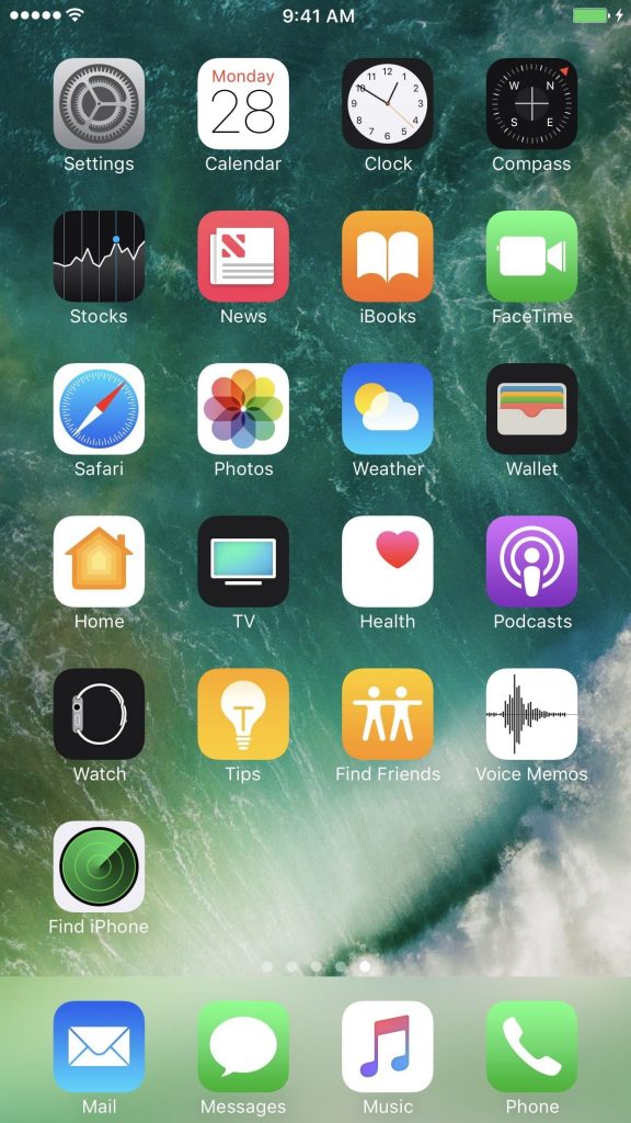 iconos de ios 11