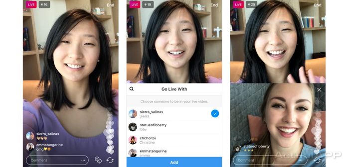 directos de Instagram con amigos