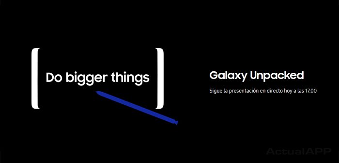 presentación del Samsung Galaxy Note 8