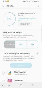 problemas de bateria del galaxy s8
