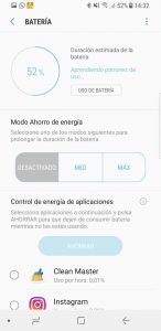 problemas de bateria del galaxy s8