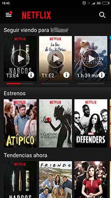 dar de baja netflix