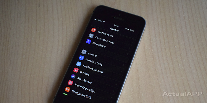 modo oscuro en ios 11
