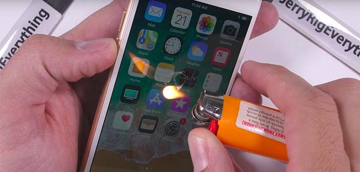 test de durabilidad del iphone 8