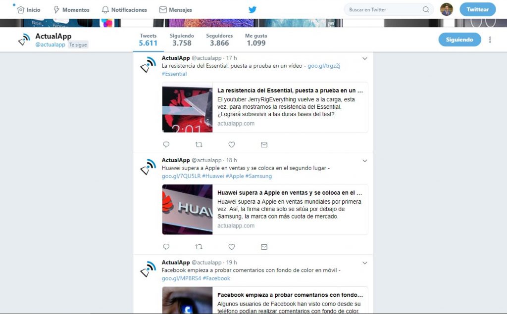 activar el modo nocturno de twitter web