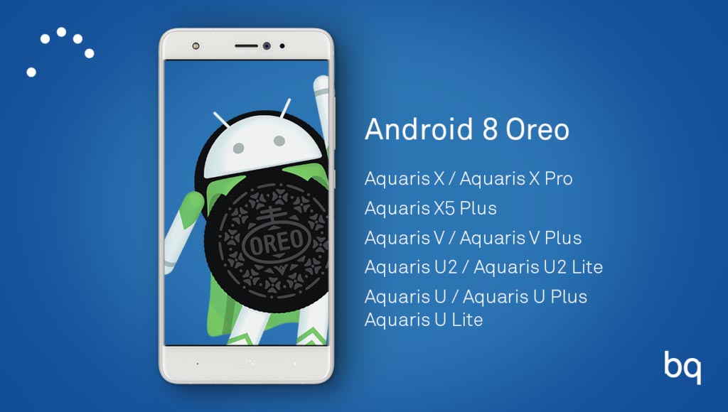 bq que actualizarán a android 8.0 oreo