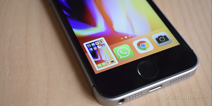 captura de pantalla en iphone