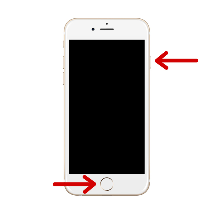 captura de pantalla en iPhone