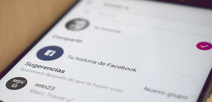 historias de Instagram en Facebook