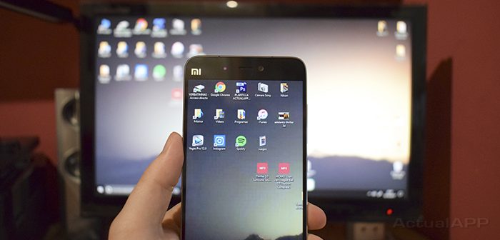 pantalla del ordenador al smartphone