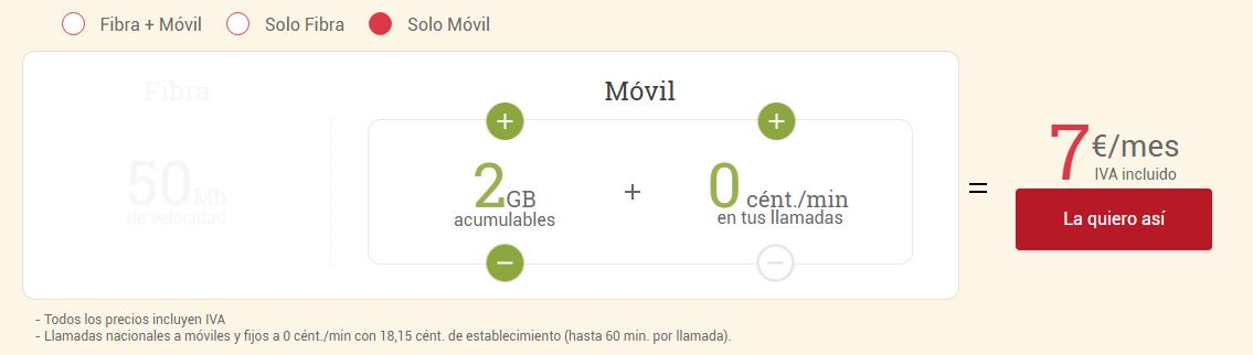 tarifas de móvil más económicas 