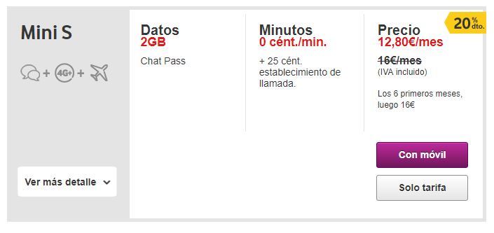 tarifas de móvil más económicas 