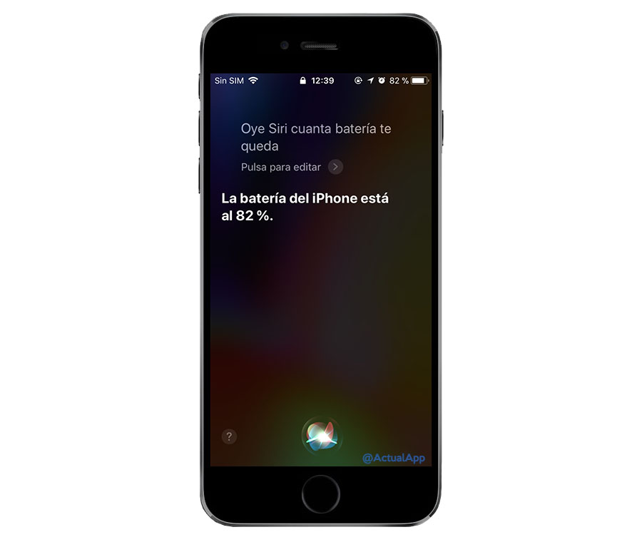 porcentaje de la batería del iphone x