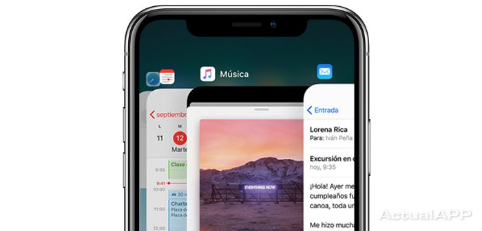 cerrar las apps en el iphone x