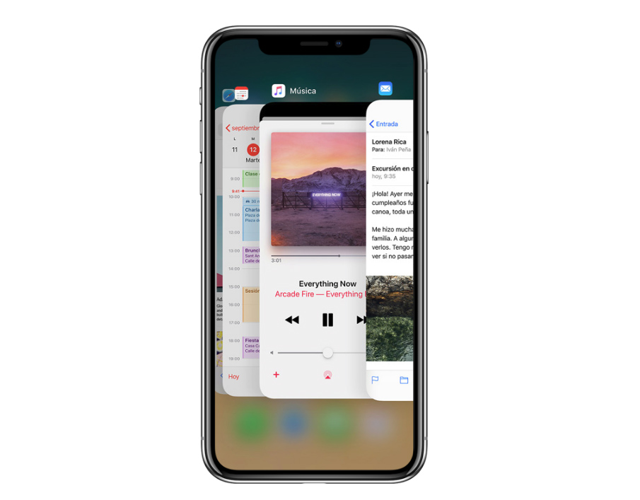 Forzar cierre en el iPhone X