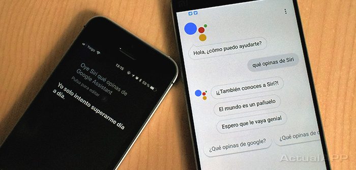 comparativa entre Siri y Google Assistant