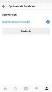 tus fotos de Instagram se publiquen en Facebook
