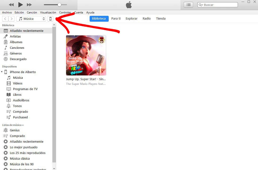 copia de seguridad en iPhone