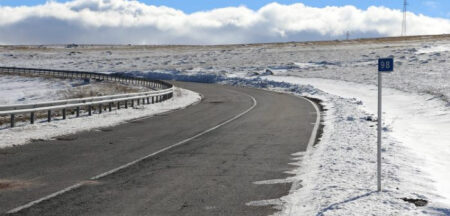 carreteras se han cortado por culpa de la nieve
