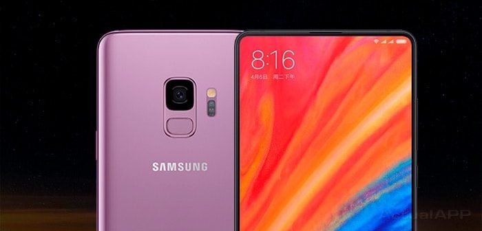 mi mix 2s vs galaxy s9