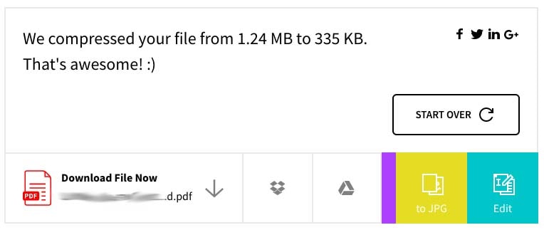 reducir tamano de un pdf
