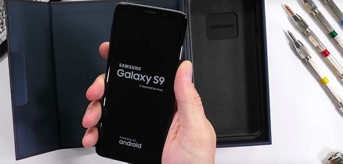 test de dureza del galaxy s9