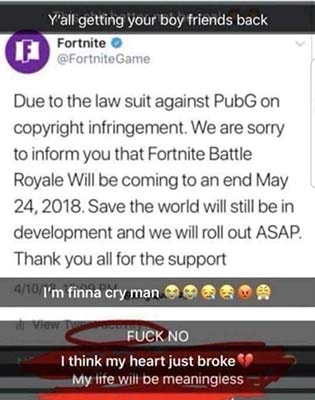 fortnite desaparecera