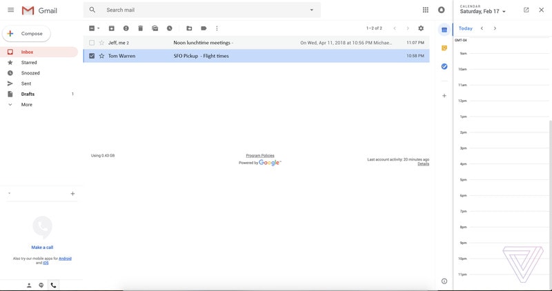nuevo diseno de gmail