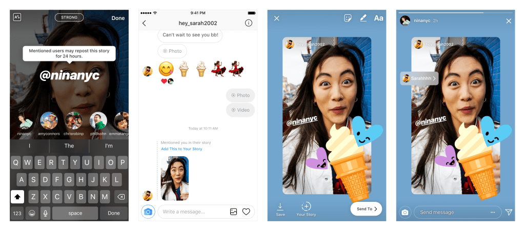 repostear una historia de Instagram