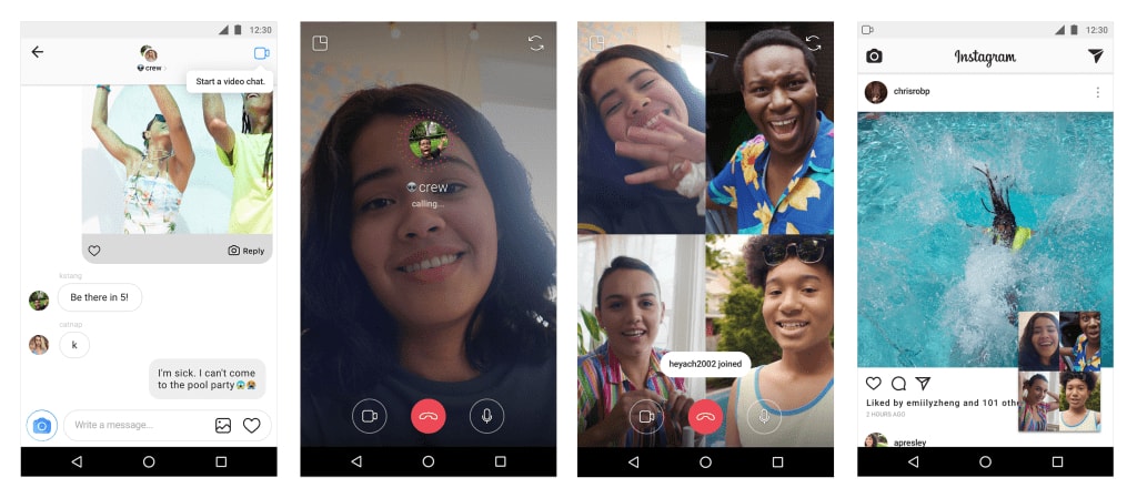 videollamadas en instagram