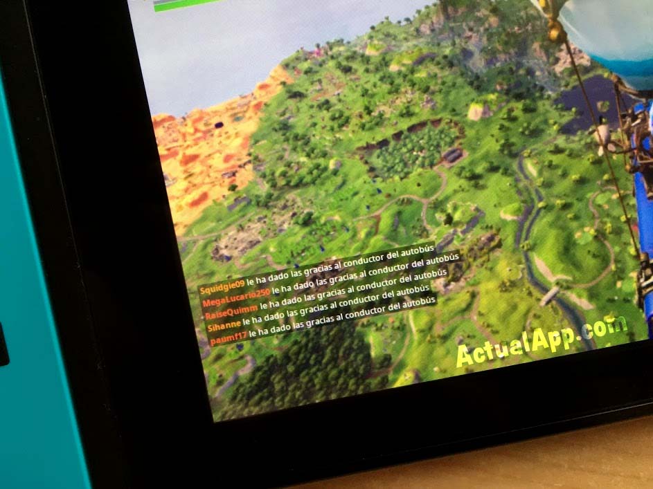 dar las gracias al conductor de fortnite 