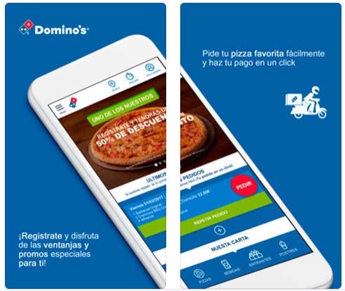 descargar la app de dominos pizza