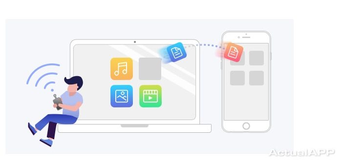 transfiere archivos entre iPhone y PC