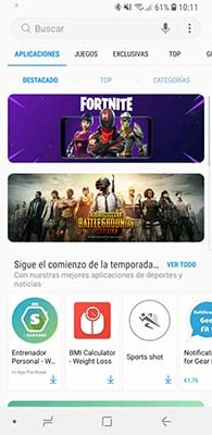 instalar fortnite en un galaxy s7 s8 s9