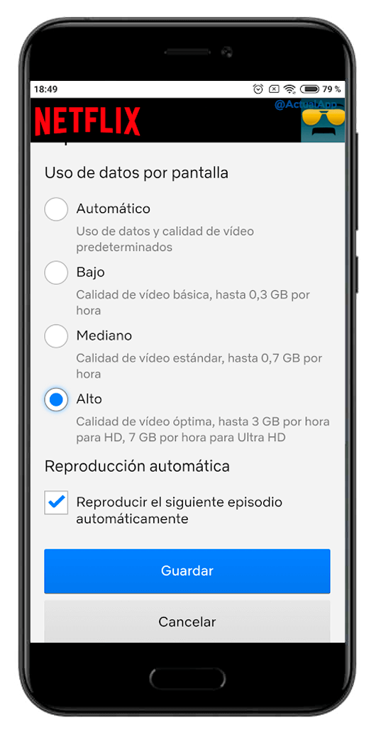Netflix en alta definición