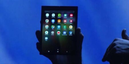 smartphone plegable de samsung
