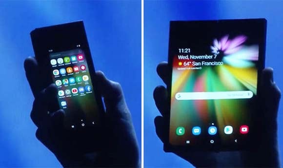smartphone plegable de samsung