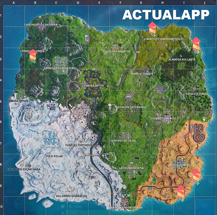 fuegos artificiales de Fortnite