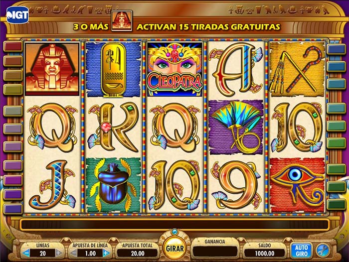 tragamonedas cleopatra