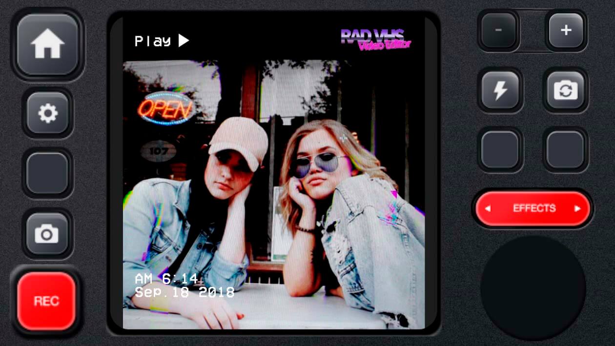  grabar con efecto VHS