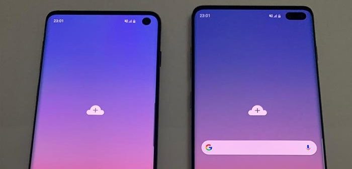 galaxy s10 en tres colores distintos