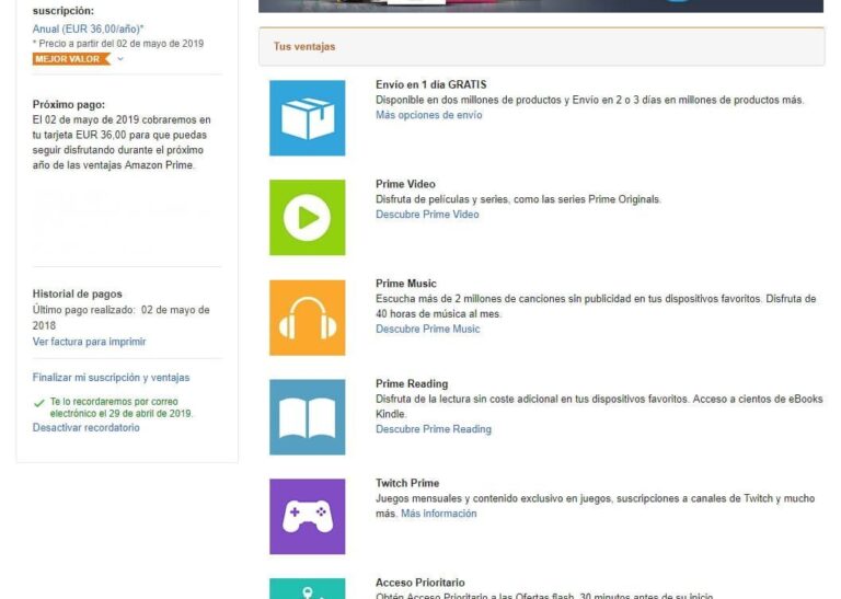 suscripción a prime video